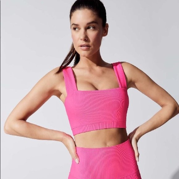 Beach Riot Other - Beach Riot Sport Hot Pink Top Sports Bra Small